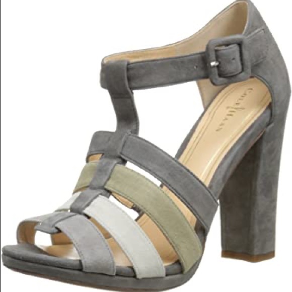 Cole Haan Chelsea T-Strap Suede Sandal - Picture 3 of 8